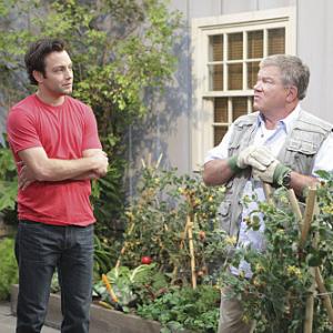 Still of William Shatner and Jonathan Sadowski in ! My Dad Says 2010