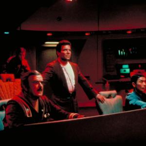 Still of William Shatner James Doohan and DeForest Kelley in Star Trek The Wrath of Khan 1982