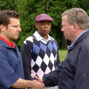 Still of William Shatner Dul Hill and James Roday in Aiskiaregys 2006