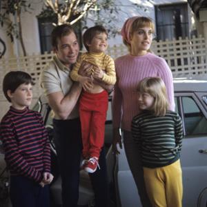 William Shatner at home with his wife Gloria Rand and his childern Lisabeth Melanie and Leslie