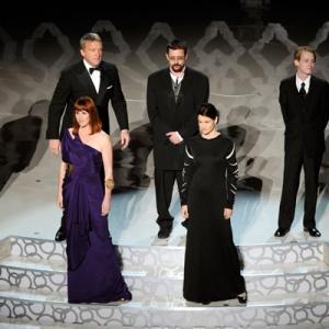 Matthew Broderick Molly Ringwald Judd Nelson Ally Sheedy Jon Cryer and Anthony Michael Hall at event of The 82nd Annual Academy Awards 2010