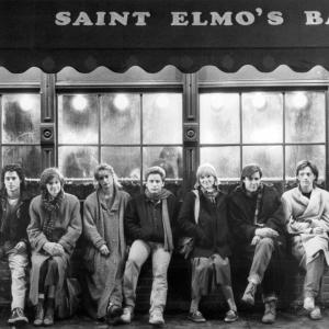 Still of Demi Moore, Emilio Estevez, Rob Lowe, Andrew McCarthy, Judd Nelson, Ally Sheedy and Mare Winningham in St. Elmo's Fire (1985)