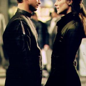 Still of Gary Sinise and Madeleine Stowe in Impostor 2001