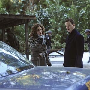 Still of Gary Sinise and Melina Kanakaredes in CSI Niujorkas 2004