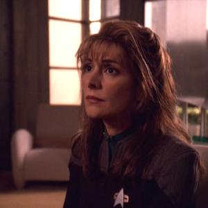 Still of Marina Sirtis in Star Trek Voyager 1995