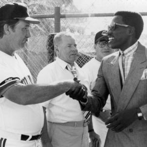 Still of Wesley Snipes and James Gammon in Major League 1989