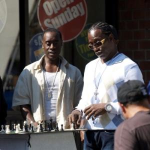 Still of Don Cheadle and Wesley Snipes in Brooklyns Finest 2009