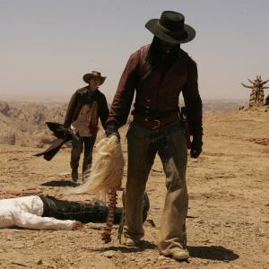 Still of Wesley Snipes and Riley Smith in Gallowwalkers 2012