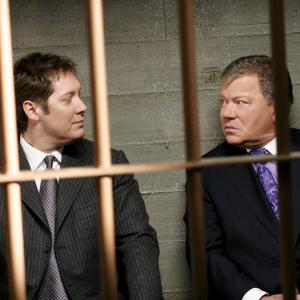 Still of William Shatner and James Spader in Boston Legal 2004
