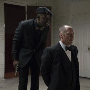 Still of James Spader and Sahr Ngaujah in The Blacklist 2013