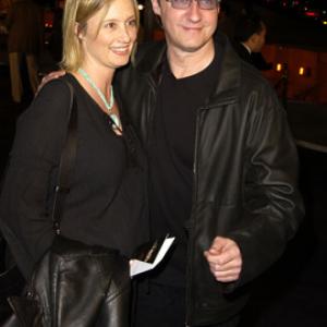 Brent Spiner and Loree McBride at event of The Time Machine 2002