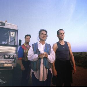 Still of Terence Stamp Guy Pearce and Hugo Weaving in The Adventures of Priscilla Queen of the Desert 1994