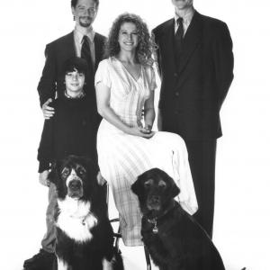 Still of Matthew Modine, Eric Stoltz, Nancy Travis and Max Pomeranc in Fluke (1995)