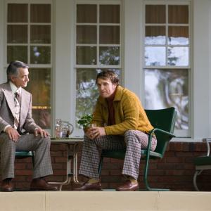 Still of Matthew McConaughey and David Strathairn in We Are Marshall 2006