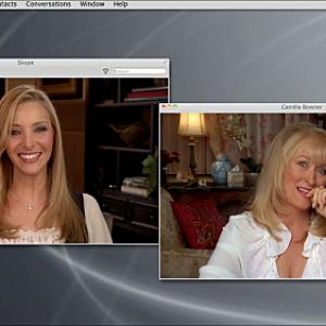 Still of Meryl Streep and Lisa Kudrow in Web Therapy (2011)