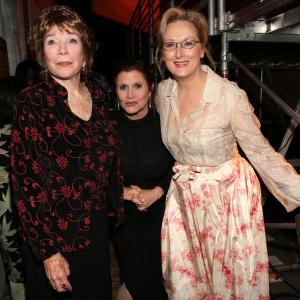 Carrie Fisher, Shirley MacLaine and Meryl Streep
