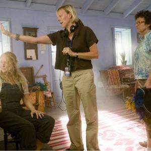 Still of Meryl Streep Julie Walters and Phyllida Lloyd in Mamma Mia! 2008