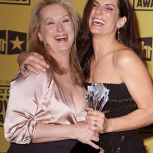 Sandra Bullock and Meryl Streep at event of 15th Annual Critics' Choice Movie Awards (2010)