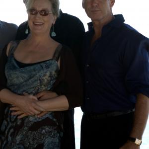 Pierce Brosnan and Meryl Streep at event of Mamma Mia! 2008