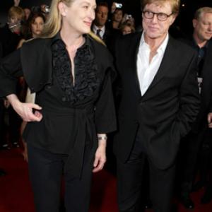 Robert Redford and Meryl Streep at event of Lions for Lambs (2007)