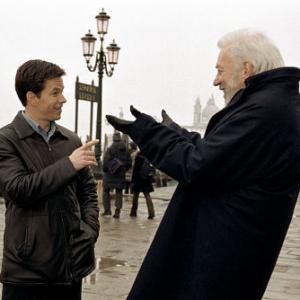 Still of Mark Wahlberg and Donald Sutherland in The Italian Job (2003)