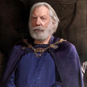 Still of Donald Sutherland, Hayley Atwell and Sam Claflin in The Pillars of the Earth (2010)