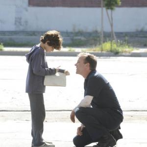 Still of Kiefer Sutherland and David Mazouz in Touch 2012