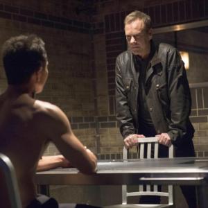 Still of Kiefer Sutherland and Benjamin Bratt in 24 Live Another Day 2014