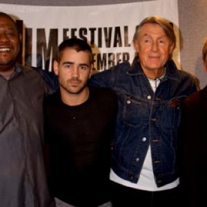 Kiefer Sutherland Joel Schumacher Forest Whitaker and Colin Farrell at event of Phone Booth 2002