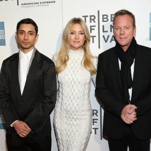 Kiefer Sutherland Kate Hudson and Riz Ahmed at event of The Reluctant Fundamentalist 2012