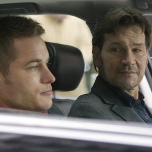Still of Patrick Swayze and Travis Fimmel in The Beast (2009)