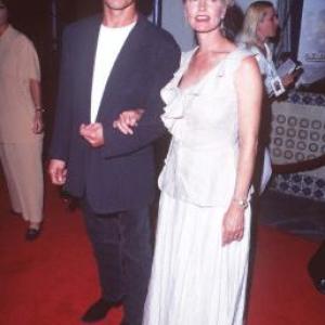 Patrick Swayze and Lisa Niemi at event of GI Jane 1997