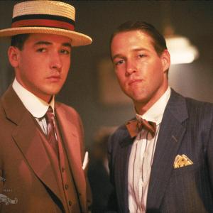 Still of John Cusack and D.B. Sweeney in Eight Men Out (1988)