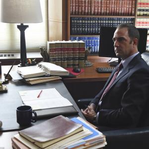 Still of Lili Taylor and Joe Nemmers in American Crime 2015