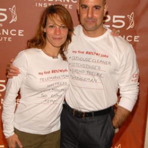 Lili Taylor and Stanley Tucci