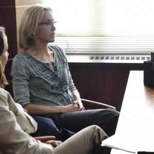 Still of Lili Taylor and Felicity Huffman in American Crime 2015