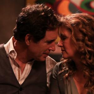 Still of Lea Thompson and John Shea in The Trouble with the Truth 2011