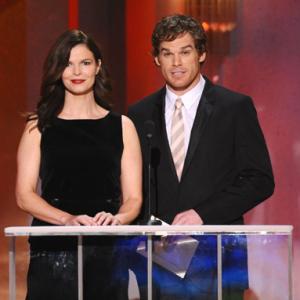 Jeanne Tripplehorn and Michael C. Hall at event of 14th Annual Screen Actors Guild Awards (2008)