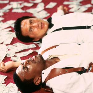 Still of Jackie Chan and Chris Tucker in Rush Hour 1998