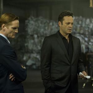 Still of Vince Vaughn and Christopher James Baker in True Detective (2014)