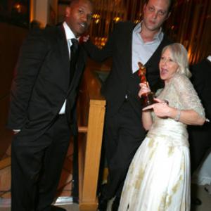 Helen Mirren Vince Vaughn and Jamie Foxx at event of The 79th Annual Academy Awards 2007