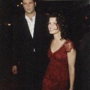 Susan Floyd with Vince Vaughn at the Domestic Disturbance premiere