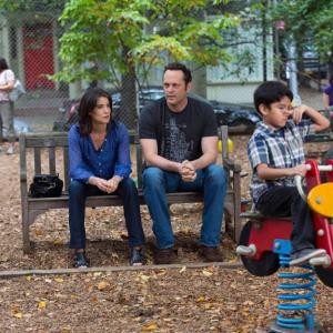 Still of Vince Vaughn and Cobie Smulders in Anoniminis tetis 2013