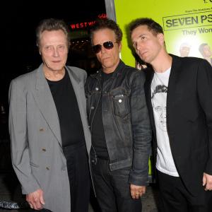 Christopher Walken Tom Waits and Sam Rockwell at event of Septyni psichopatai 2012