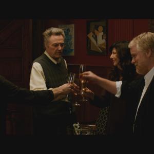 Still of Philip Seymour Hoffman, Christopher Walken, Catherine Keener and Mark Ivanir in A Late Quartet (2012)