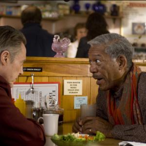 Still of Morgan Freeman and Christopher Walken in The Maiden Heist (2009)