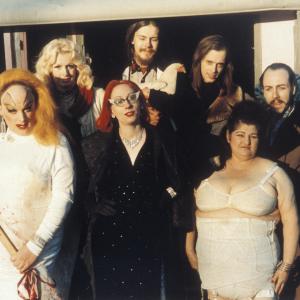Still of John Waters Divine and Mink Stole in Pink Flamingos 1972
