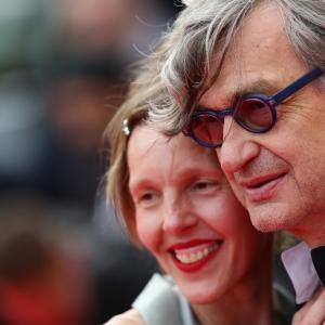 Wim Wenders and Donata Wenders at event of The Search (2014)