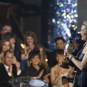 Kate Winslet accepts the Oscar® for Actress in a Leading Role for 