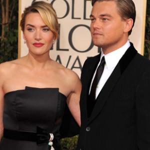 Leonardo DiCaprio and Kate Winslet at event of The 66th Annual Golden Globe Awards 2009